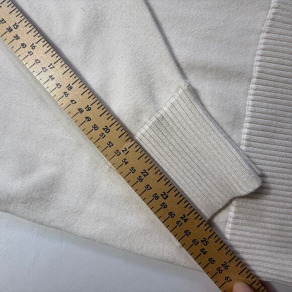 Jones New York Signature 3-Button Shawl Collar Sweater Cream Approx Size XL - Picture 8 of 13